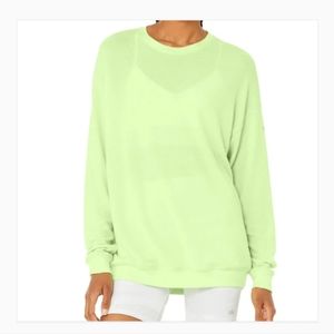Alo Soho Pullover - Neon Lime